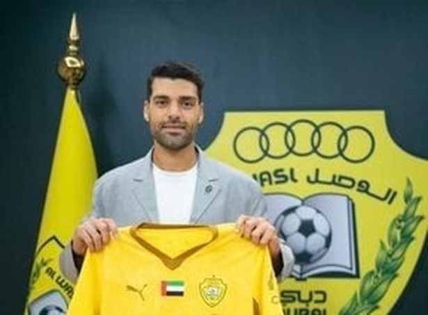 مهدي طارمي - الصورة من حساب نادي الوصل الاماراتي على منصة اكس  - @AlWaslSC