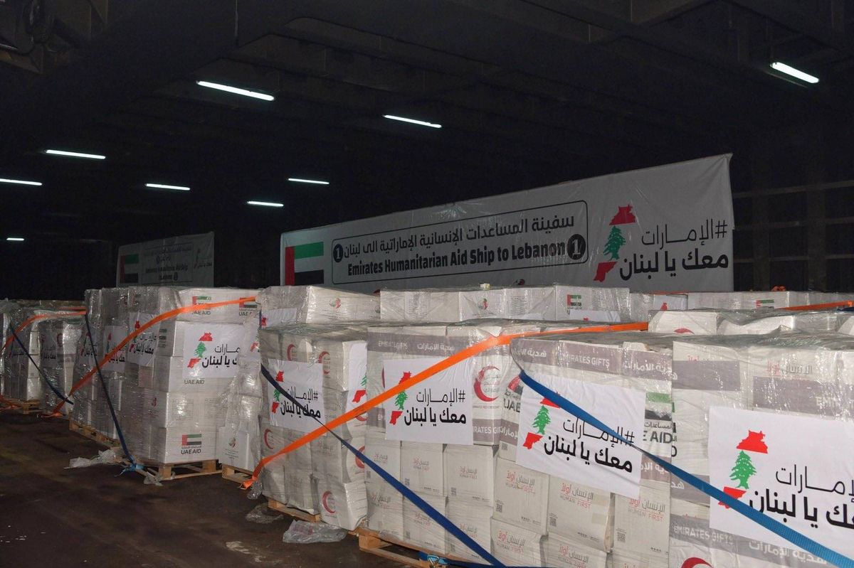 المساعدات الإغاثية-وسائل تواصل
